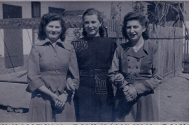 1949 Fr. Muth (Hauptmann), Grete Niedermaier, Herta Ebner 17HJ