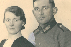 1950er Oma Margarethe Schmierer und Gustaf Niedermayer 3GRAF