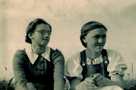 1950er Karoline Schneemayer, Karoline Pschaiden (verh. Eichberger) 56SCHP