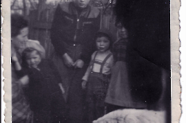 1955 Maria Nitschinger, Helene Nitschinger, Gitschi Hofbauer, Matthias Weiß 62GOHE