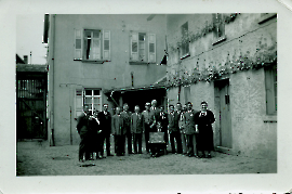 1950er 4.v.l. J. Bruckner Erinnerung an Esslborn 66DM