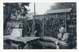 1950er unbekannt beim Holzschneiden 77WB
