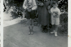 1960 P. Unger, Oma Kellermann (Frau vom Jauntschi), E. Unger 111UP