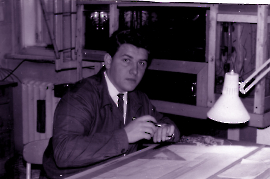 1967 Rudi Suche in seinem Büro 15SUR