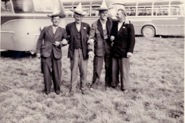1960er v.l. Hr. Klug, M.Meixner, J.Meixner, R.Leithner, 2FM