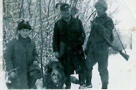 1963 E. Hofbauer, J. Rosner, J. Unger (Grunsch) Jäger in Zurndorf 2HOE