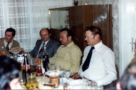 1980er v.l. L. Hiermann, St. Steiner, J. Steiner, J. Hafner 34HR
