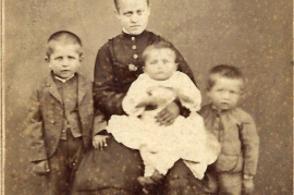 1870 v.l. J. Müllner, Neger Ahnl, P., J. Müllner, 21BA