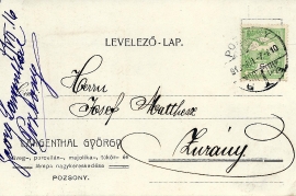 1916 Langenthal György a 25R